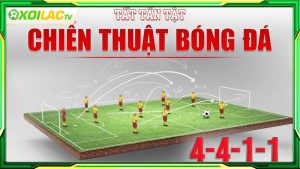 Đội hình chiến thuật 4-4-1-1 trong bóng đá là như thế nào?